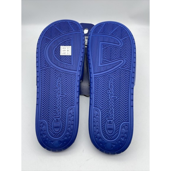 CHAMPION IPO-R SURF THE WEB ROYAL BLUE LOGO SLIDES SLIDE SANDALS MENS 12 - Picture 5 of 5
